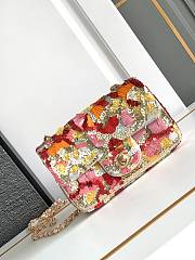 Chanel Flap Bag Sequins Multi Color 20cm - 1