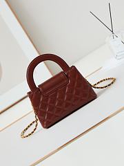 Chanel Mini Kelly In Brown Bag - 13x19x7cm - 2