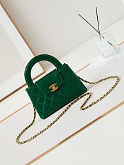 Chanel Mini Kelly In Green Bag - 13x19x7cm - 1