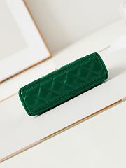 Chanel Mini Kelly In Green Bag - 13x19x7cm - 3