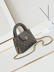 Chanel Mini Kelly In Grey Bag - 13x19x7cm - 4