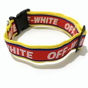 Off White Dog Collars  - 4