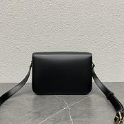 Celine Classique Triomphe Bag In Black - 22x16x8cm - 4