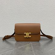 Celine Classique Triomphe Bag In Brown - 22x16x8cm - 1