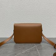 Celine Classique Triomphe Bag In Brown - 22x16x8cm - 2