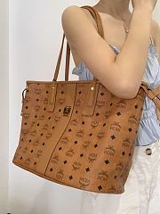 MCM Medium Reversible Liz Shopper Cognac - 4