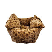 LV Dog Woven Cushion Bed - 3