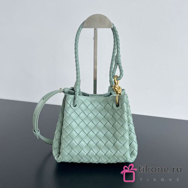 Bottega Veneta Small Andiamo Sage Bag - 21x17x16.5cm - 1