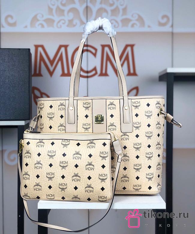 MCM Visetos Monogram Tote Bag - 36x28x13cm - 1