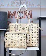 MCM Visetos Monogram Tote Bag - 36x28x13cm - 1