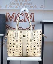 MCM Visetos Monogram Tote Bag - 36x28x13cm - 5