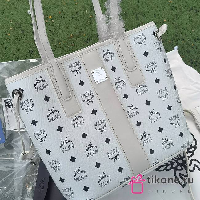 MCM Medium Visetos Monogram Tote Bag - 29x25x14cm - 1