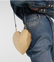 Alaia Gold Heart Bag - 21x17x5cm - 3