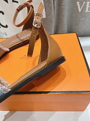 Hermes Santorini Blue Sandals - 4