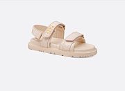 Dior Dioract Beige Lambskin Sandals - 2