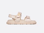 Dior Dioract Beige Lambskin Sandals - 3