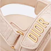 Dior Dioract Beige Lambskin Sandals - 5