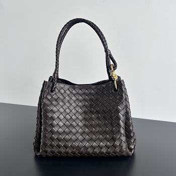 Bottega Veneta Large Parachute Brown Bag - 30x26x20cm