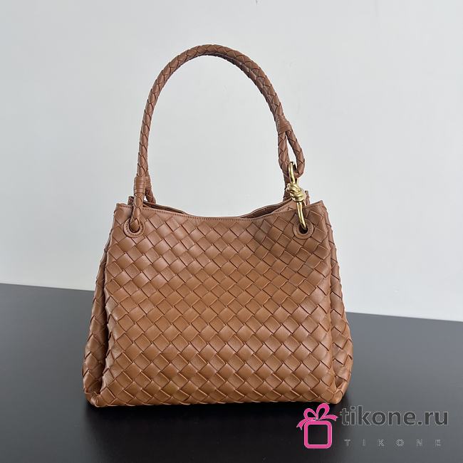 Bottega Veneta Large Andiamo Caramel Bag - 30x26x20cm - 1