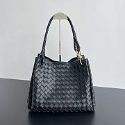 Bottega Veneta Large Parachute Black Bag - 30x26x20cm - 1