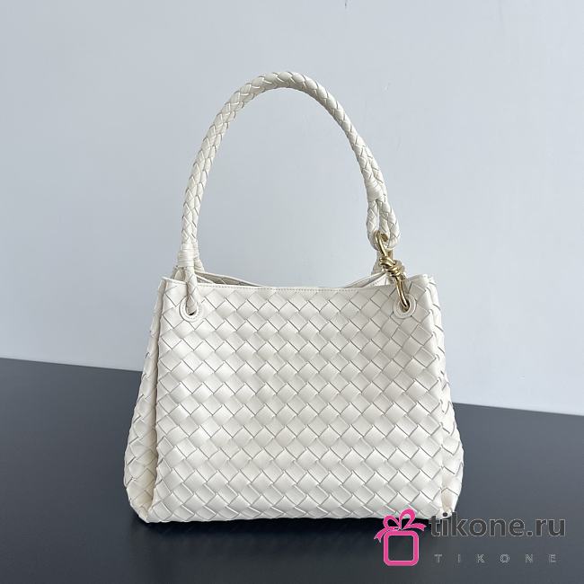 Bottega Veneta Large Parachute Cream Bag - 30x26x20cm - 1