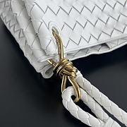 Bottega Veneta Large Andiamo White Bag - 30x26x20cm - 2