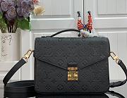 Louis Vuitton M44071 Full Black Pochette Bag - 25x19x7cm - 1