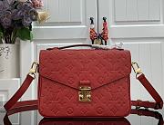 Louis Vuitton M44071 Red Pochette Bag - 25x19x7cm - 1