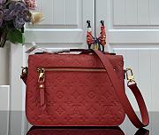 Louis Vuitton M44071 Red Pochette Bag - 25x19x7cm - 4