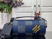 Louis Vuitton N40695 Soft Polochon Blue Bag - 26x14x14cm - 1