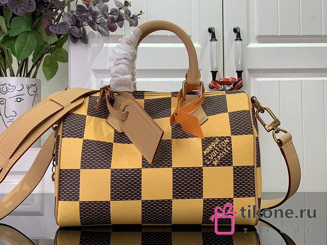 Louis Vuitton N40584 Speedy Bandoulière Caro Yellow - 25x15x15cm - 1