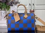 Louis Vuitton N40584 Speedy Bandoulière Caro Blue - 25x15x15cm - 1