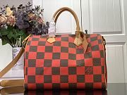 Louis Vuitton N40580 Speedy Bandoulière Caro Red - 25x15x15cm - 1