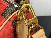 Louis Vuitton N40580 Speedy Bandoulière Caro Red - 25x15x15cm - 5