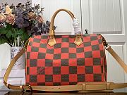 Louis Vuitton N40580 Speedy Bandoulière Caro Red - 25x15x15cm - 3