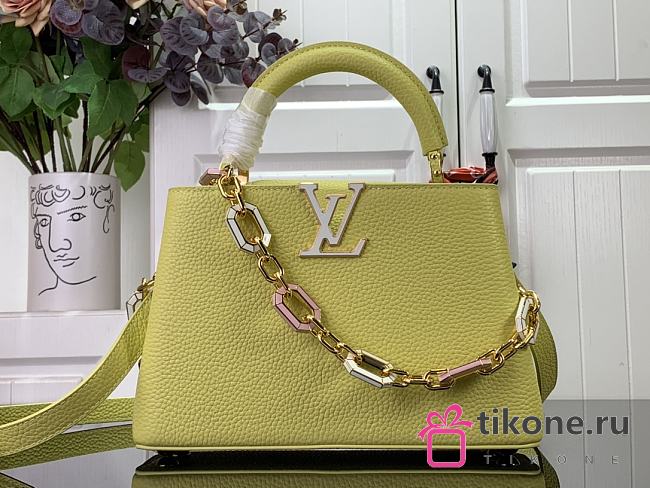 Louis Vuitton M48865 Large Yellow Capuccines Bag - 27x18x9cm - 1