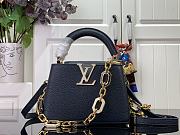 Louis Vuitton M48865 Navy Capucines Handbag - 21x14x8cm - 1