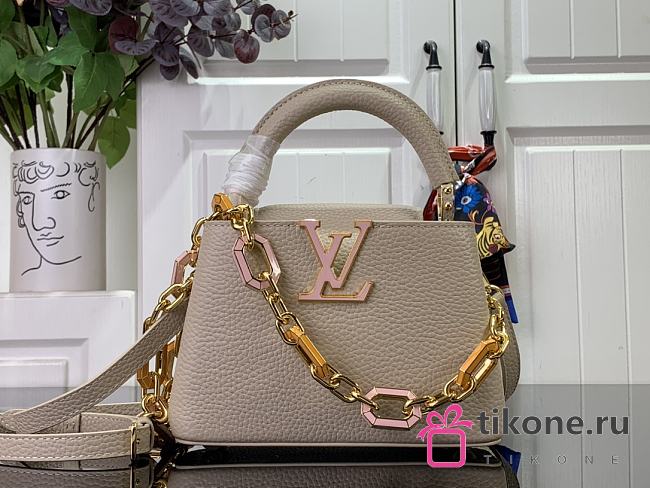 Louis Vuitton M48865 Beige Capuccines Bag - 21x14x8cm - 1