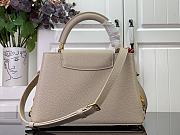 Louis Vuitton M48865 Large Beige Capucines Handbag - 27x18x9cm - 3