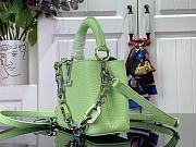  Louis Vuitton M48865 Fresh Green Capucines Handbag - 21x14x8cm - 5