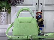  Louis Vuitton M48865 Fresh Green Capucines Handbag - 21x14x8cm - 2