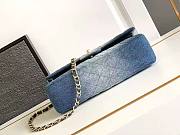 Chanel Classic Blue Denim Bag 25cm - 3