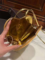 Alaia Gold Heart Bag With Zippers - 21x17x5cm - 3