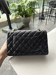 Chanel Classic Hot Black Caviar Bag 23cm - 3