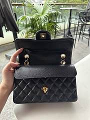 Chanel Classic Hot Black Caviar Bag 23cm - 2