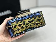 Chanel Camera Blue Yellow Python Bag - 11.5×16×6cm - 4