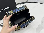 Chanel Camera Blue Yellow Python Bag - 11.5×16×6cm - 2