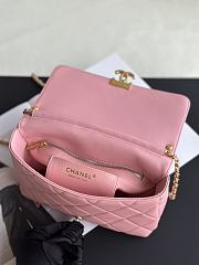 Chanel Ohanel 24A Pink Lambskin Bag - 23x8.5x15cm - 5