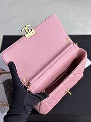 Chanel Ohanel 24A Pink Lambskin Bag - 23x8.5x15cm - 4