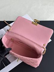 Chanel Ohanel 24A Pink Lambskin Bag - 23x8.5x15cm - 3